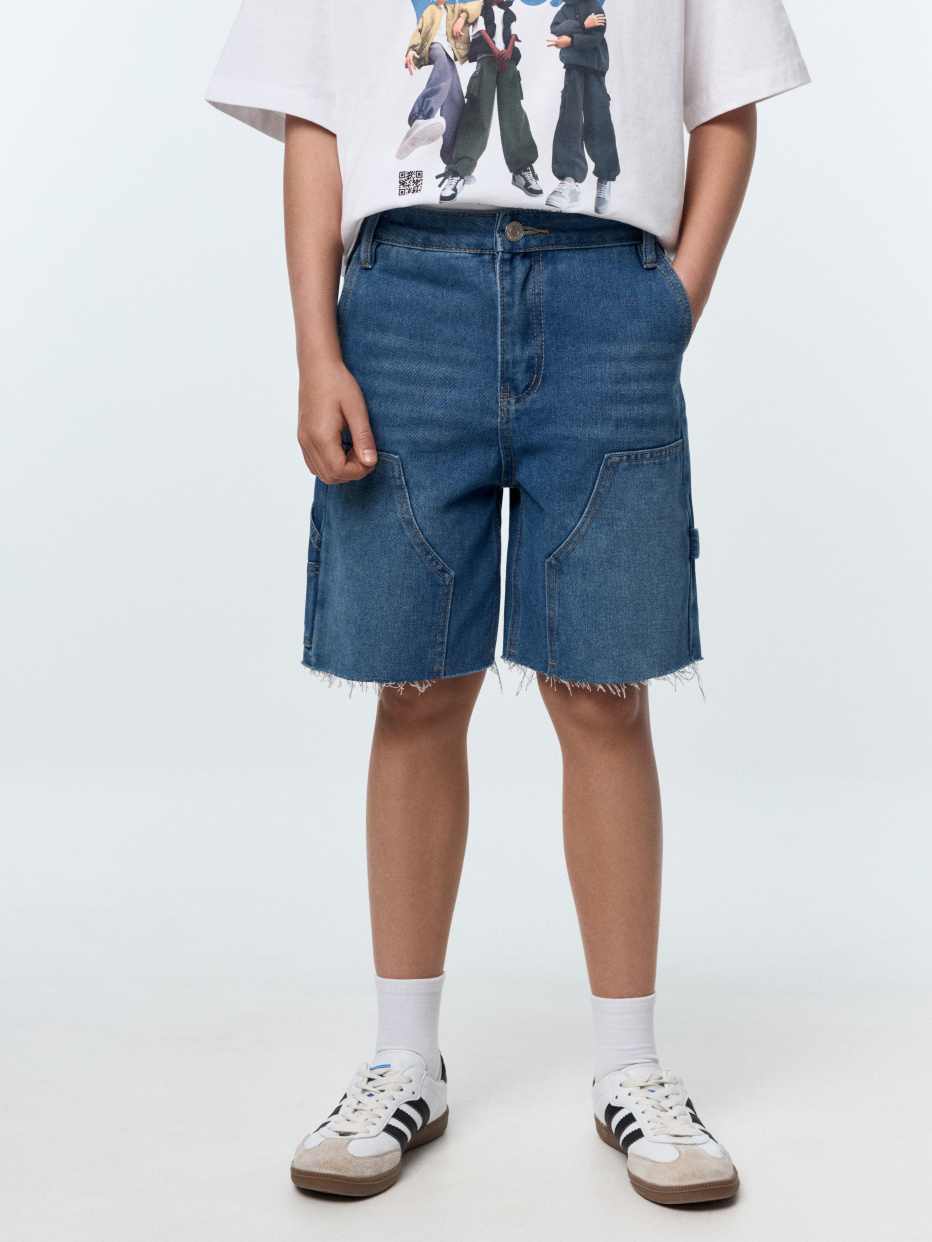 Джинсовые шорты для мальчиков, фото - 2