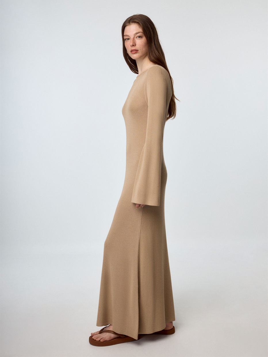 Вязаное платье макси премиум качества, фото - 6