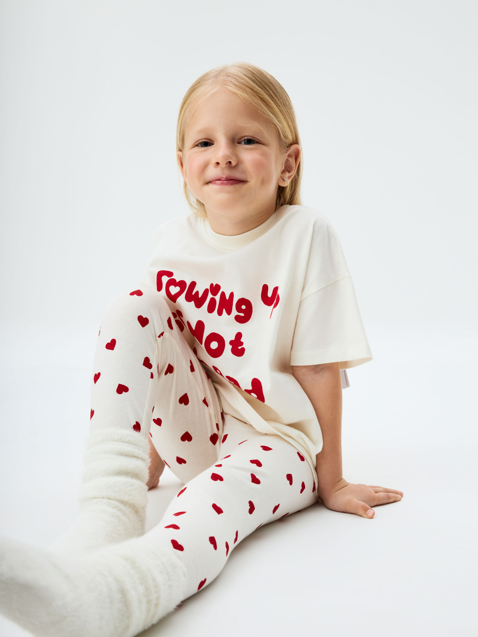 Пижама с ярким принтом для девочек, фото - 2
