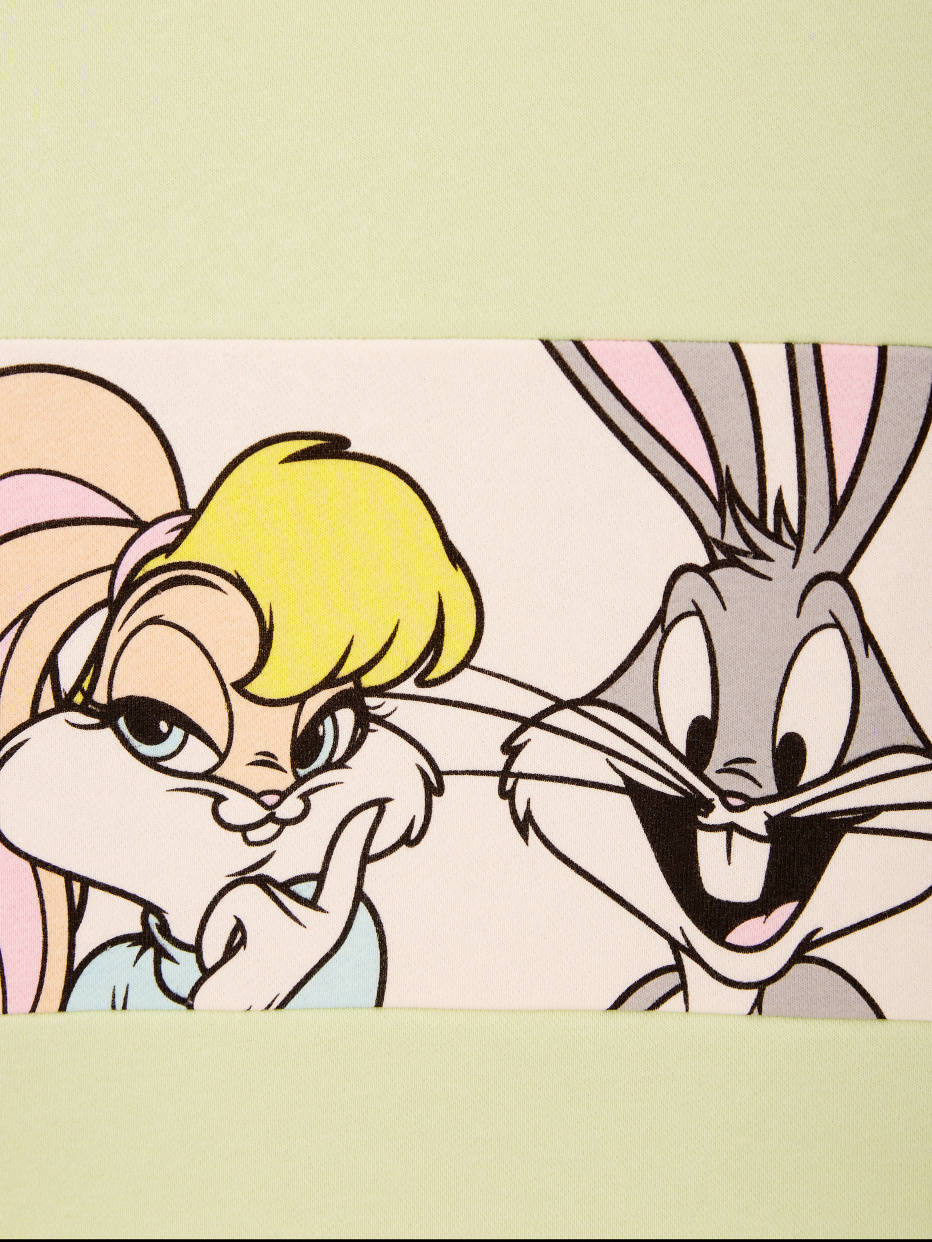 Свитшот оверсайз с принтом Looney Tunes для девочек, фото - 6