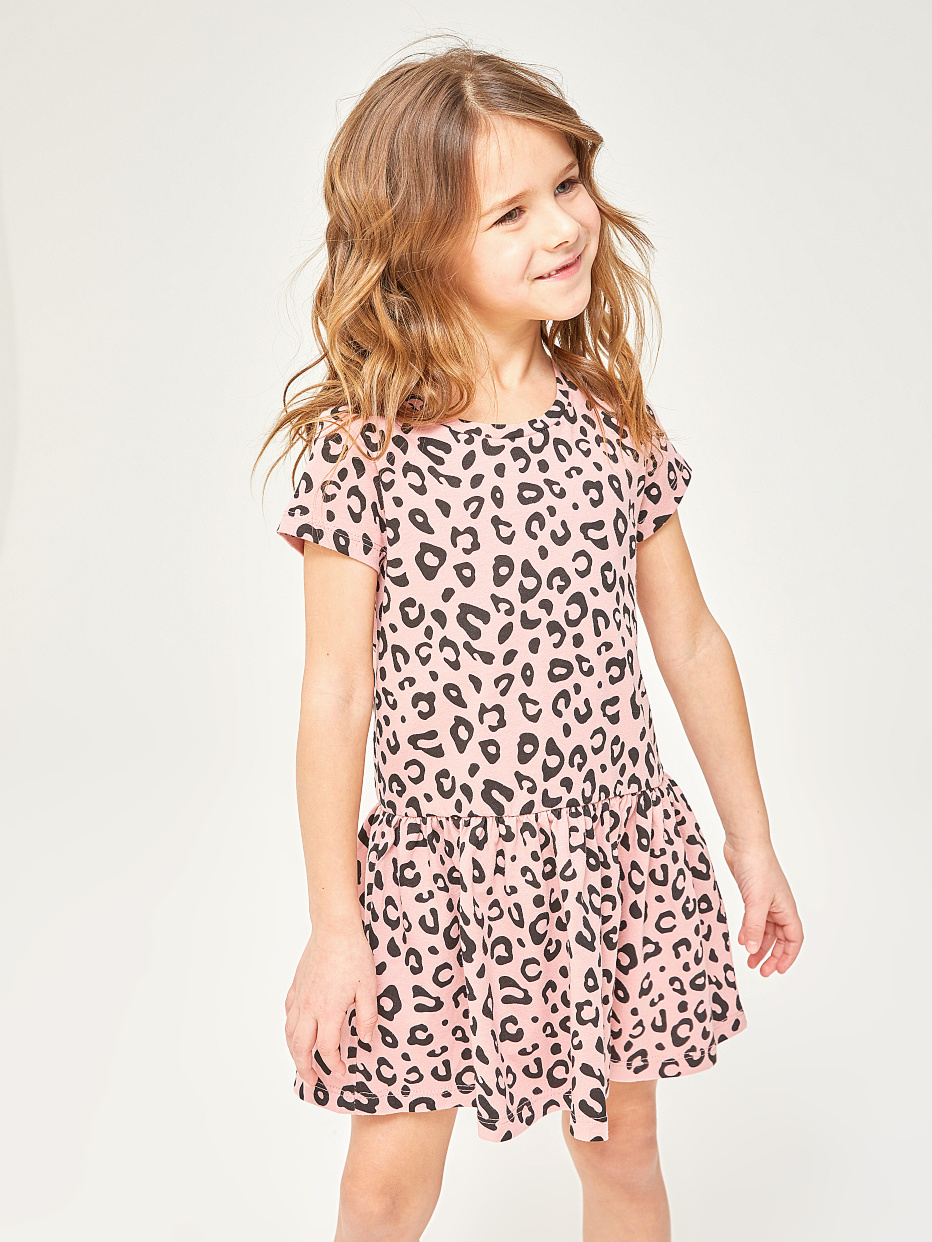 платье для девочек с леопардовым принтом, фото - 2