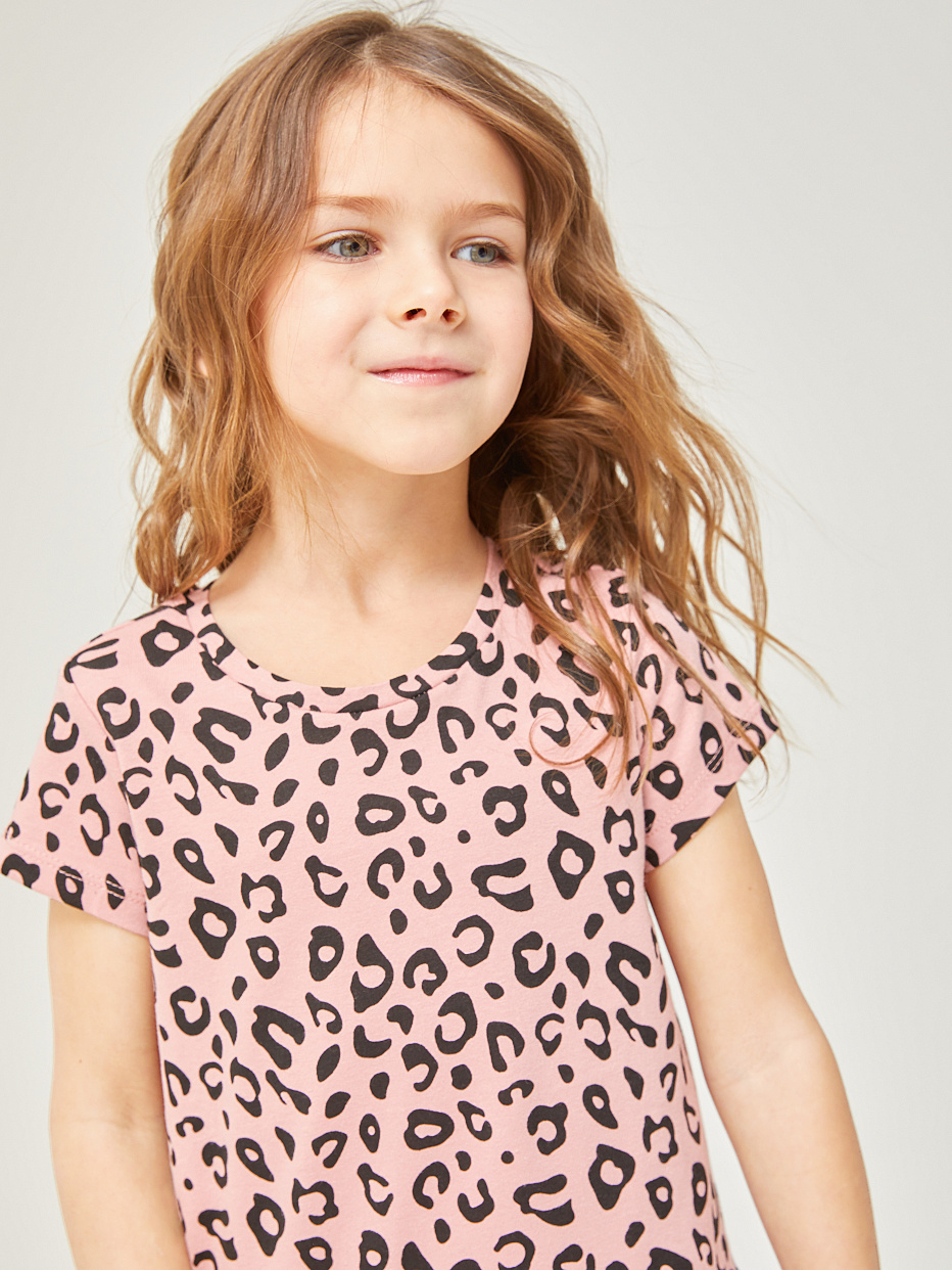 платье для девочек с леопардовым принтом, фото - 3