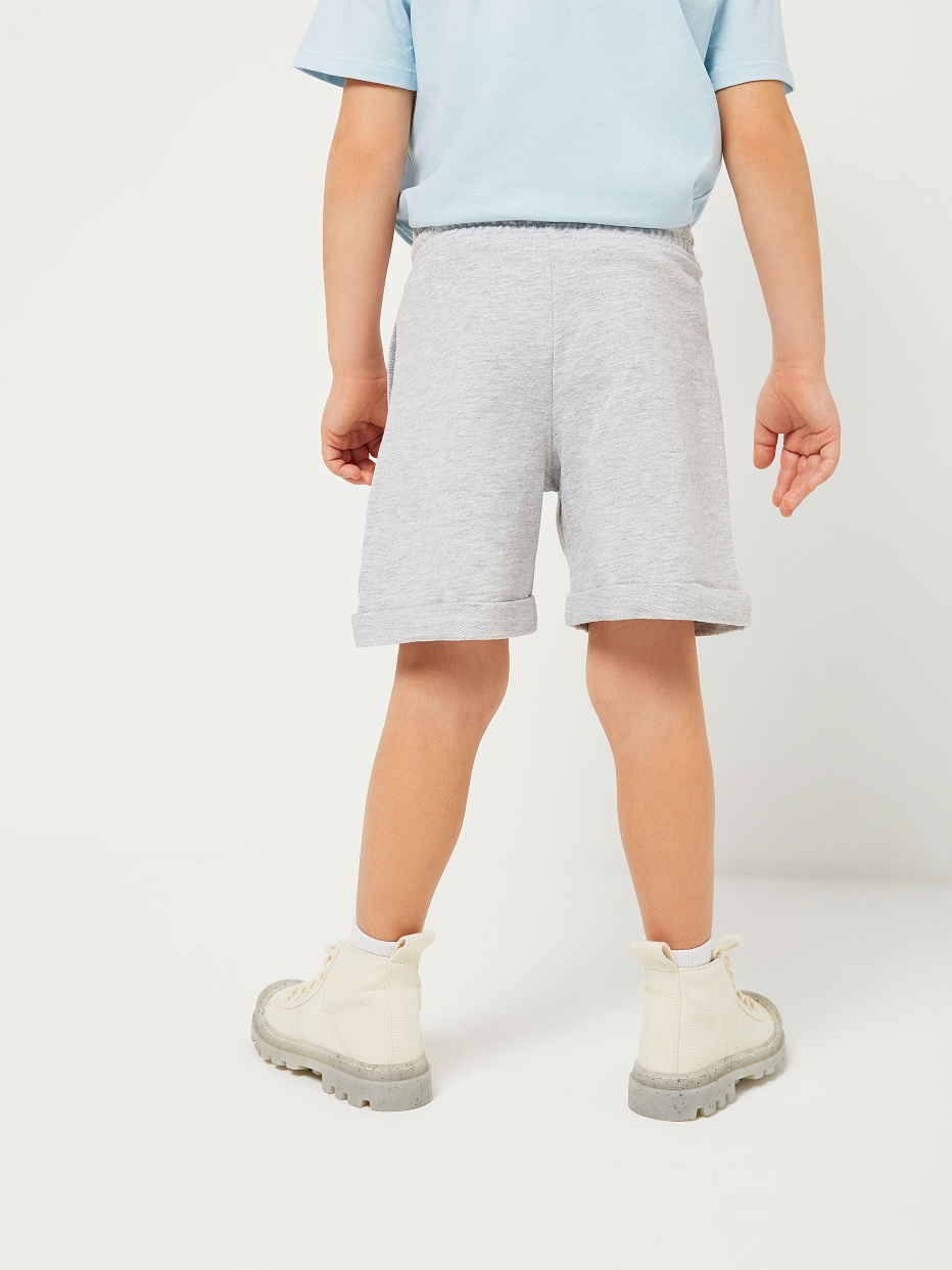 Трикотажные шорты с отворотами для мальчиков, фото - 5