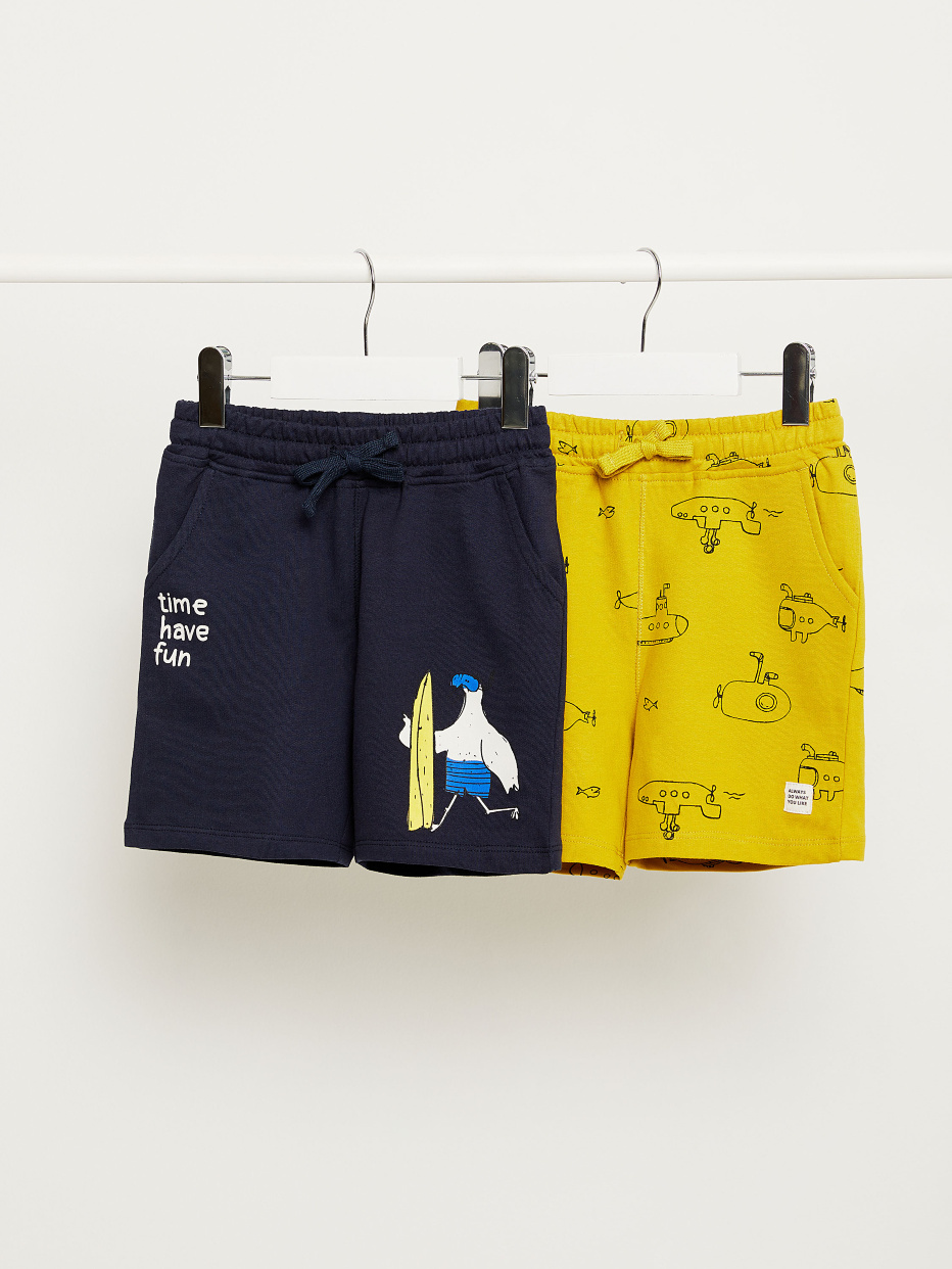 Трикотажные шорты для мальчиков (2 шт.), фото - 1