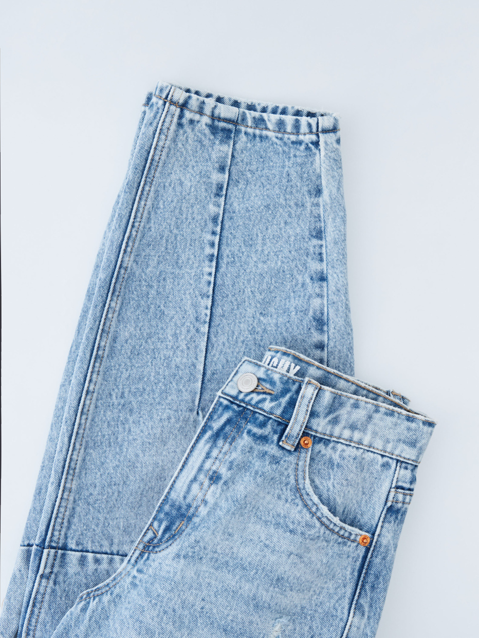 Винтажные джинсы Slouchy для девочек, фото - 4