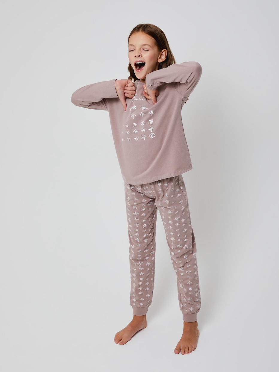 комплект пижамный для девочек, фото - 2