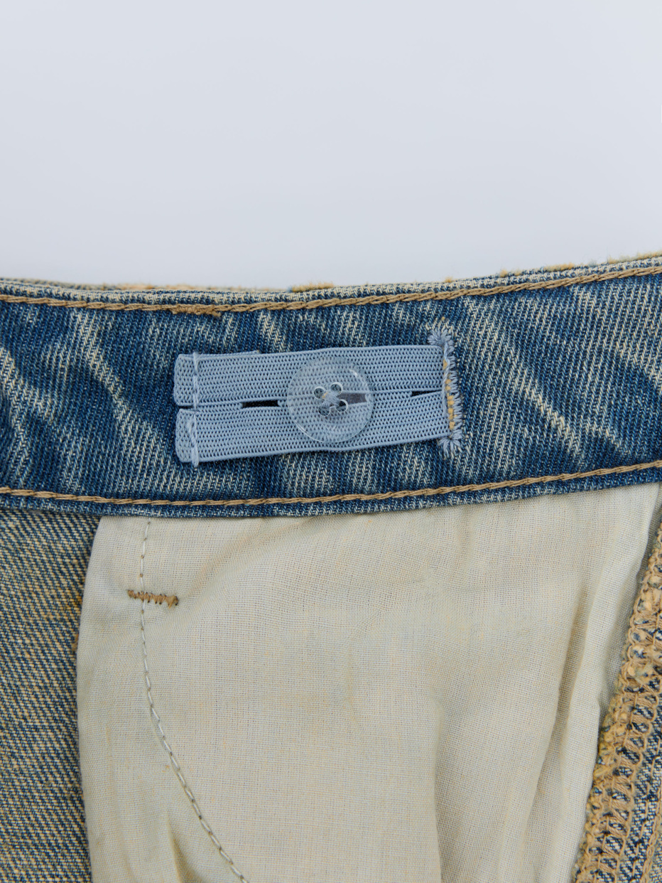 Винтажные джинсы Wide leg с карманами для девочек, фото - 8