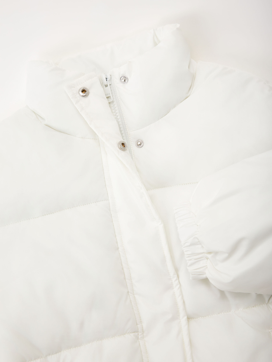 Дутая куртка с воротником из коллекции Kamchatka для девочек, фото - 5
