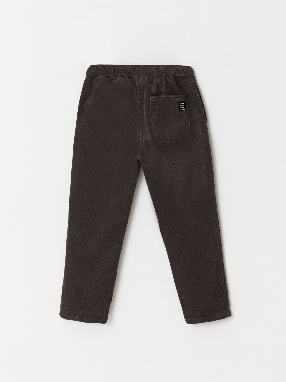 Вельветовые брюки на подкладке для мальчиков, фото - 5