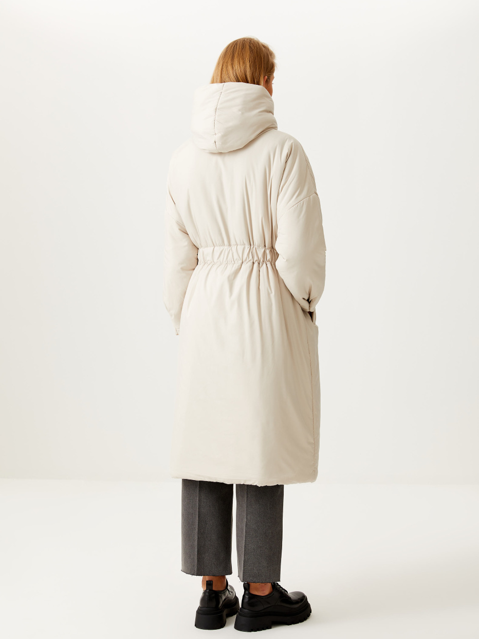 Пальто-халат с капюшоном, фото - 5