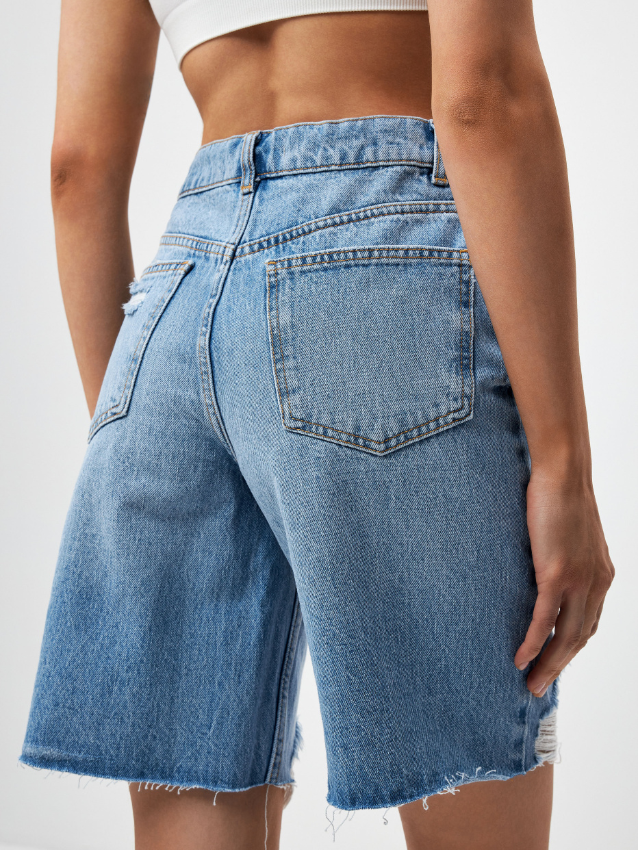 Рваные джинсовые шорты, фото - 7