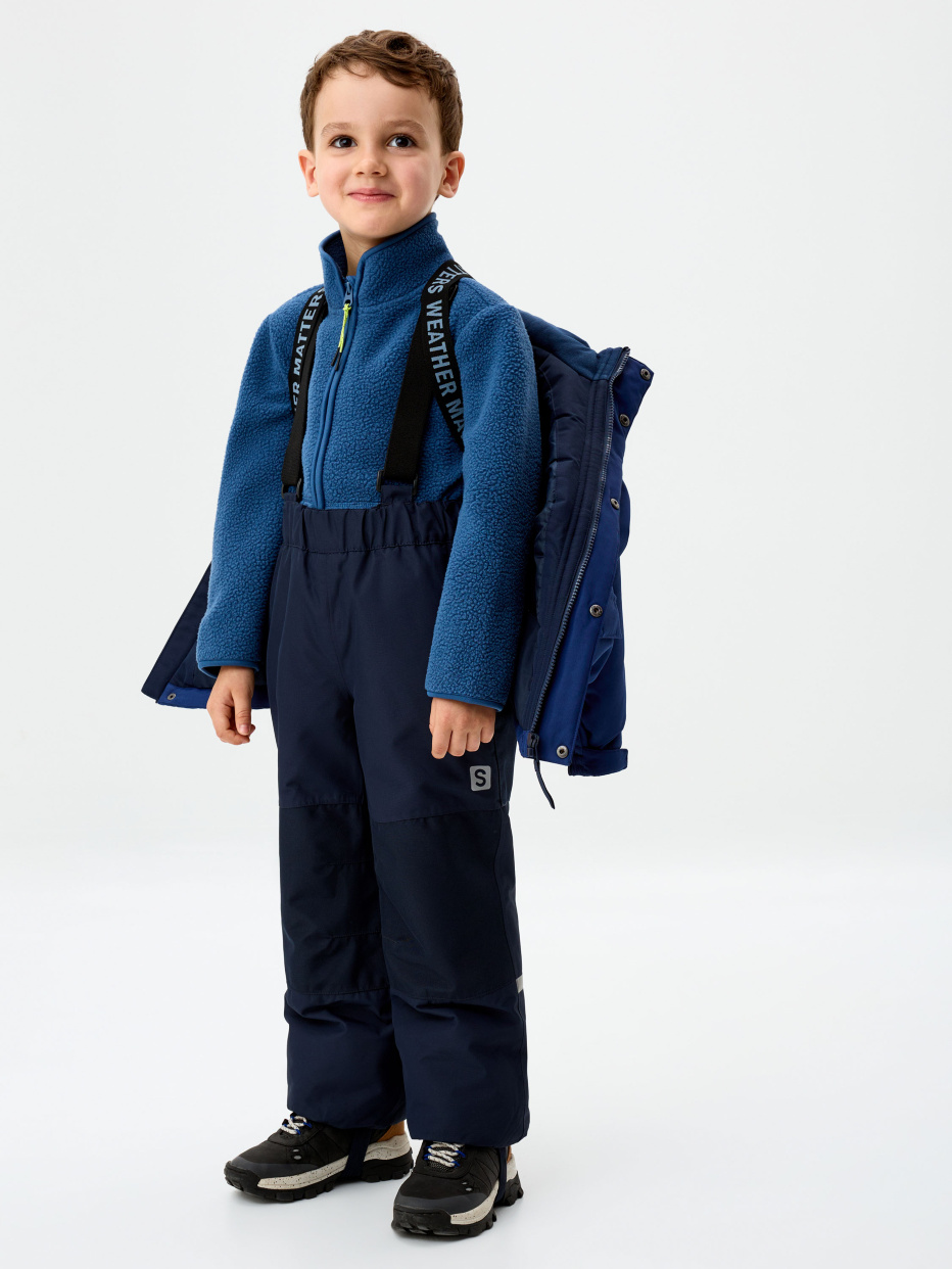 Куртка из технологичной мембраны с лямками для мальчика, фото - 4