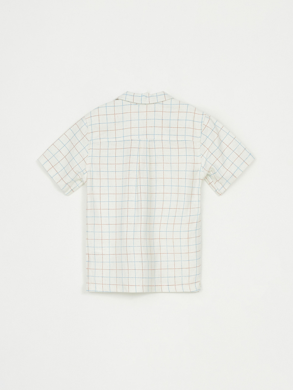Рубашка из смесового льна для мальчиков, фото - 5