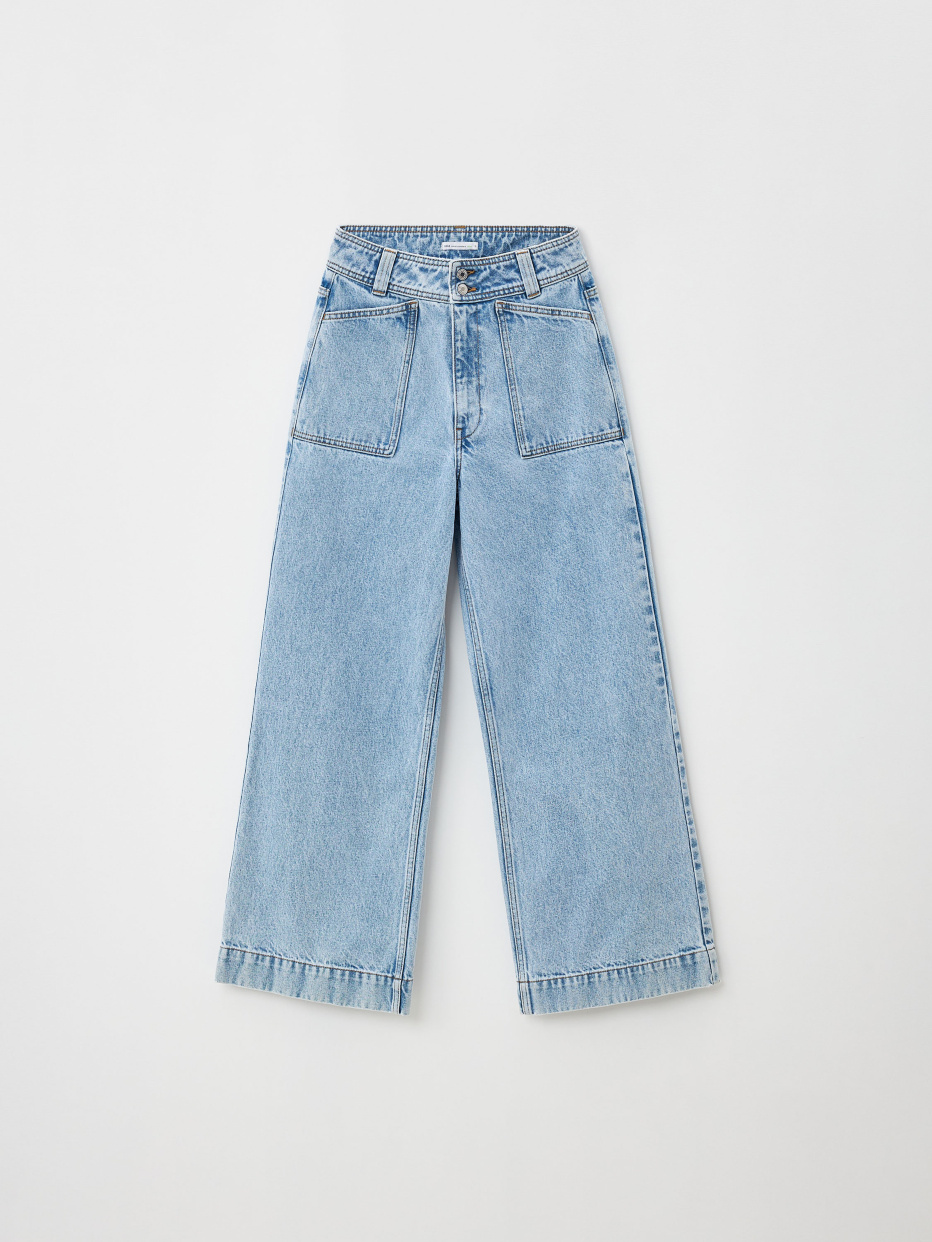 Широкие джинсы с накладными карманами, фото - 8