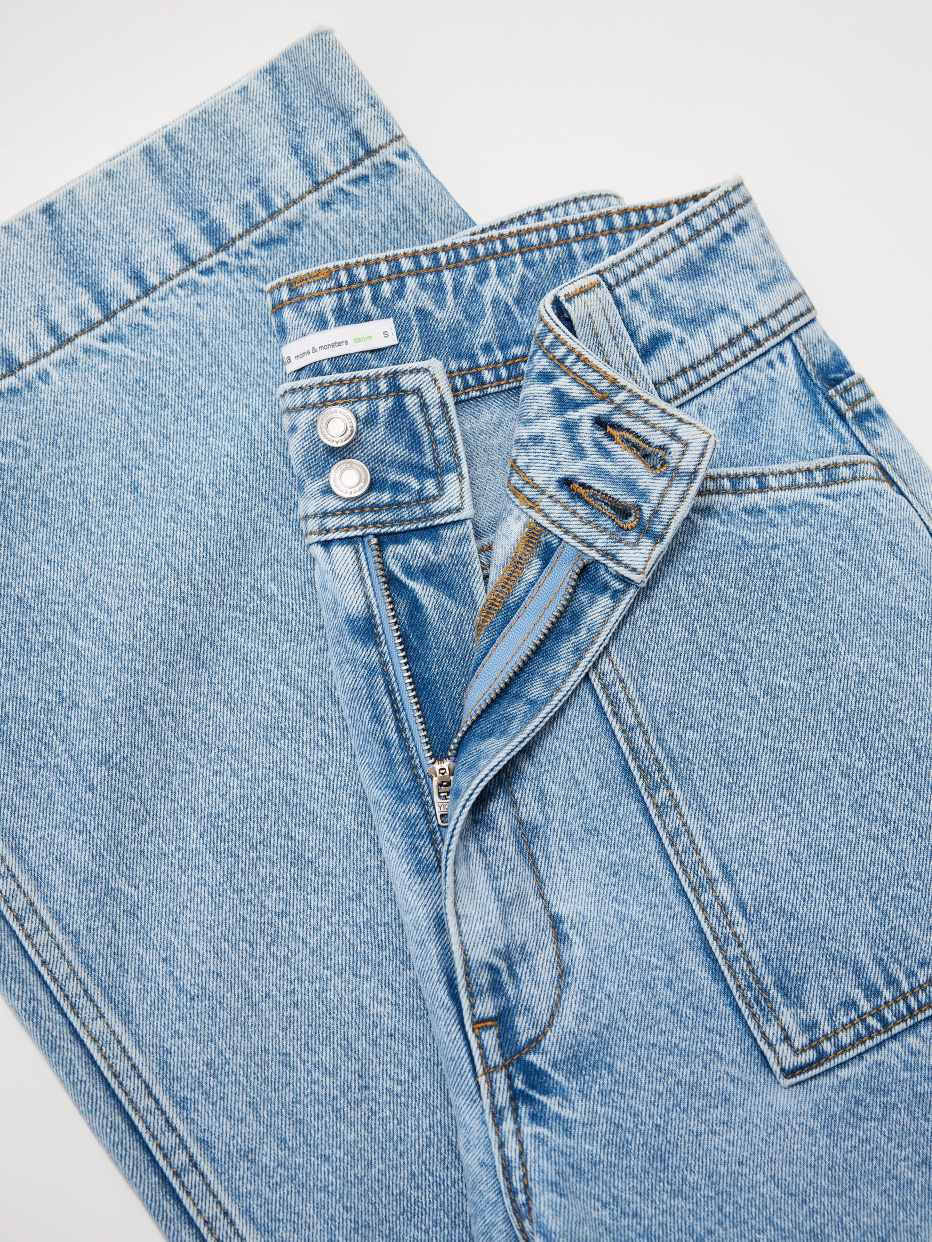 Широкие джинсы с накладными карманами, фото - 9