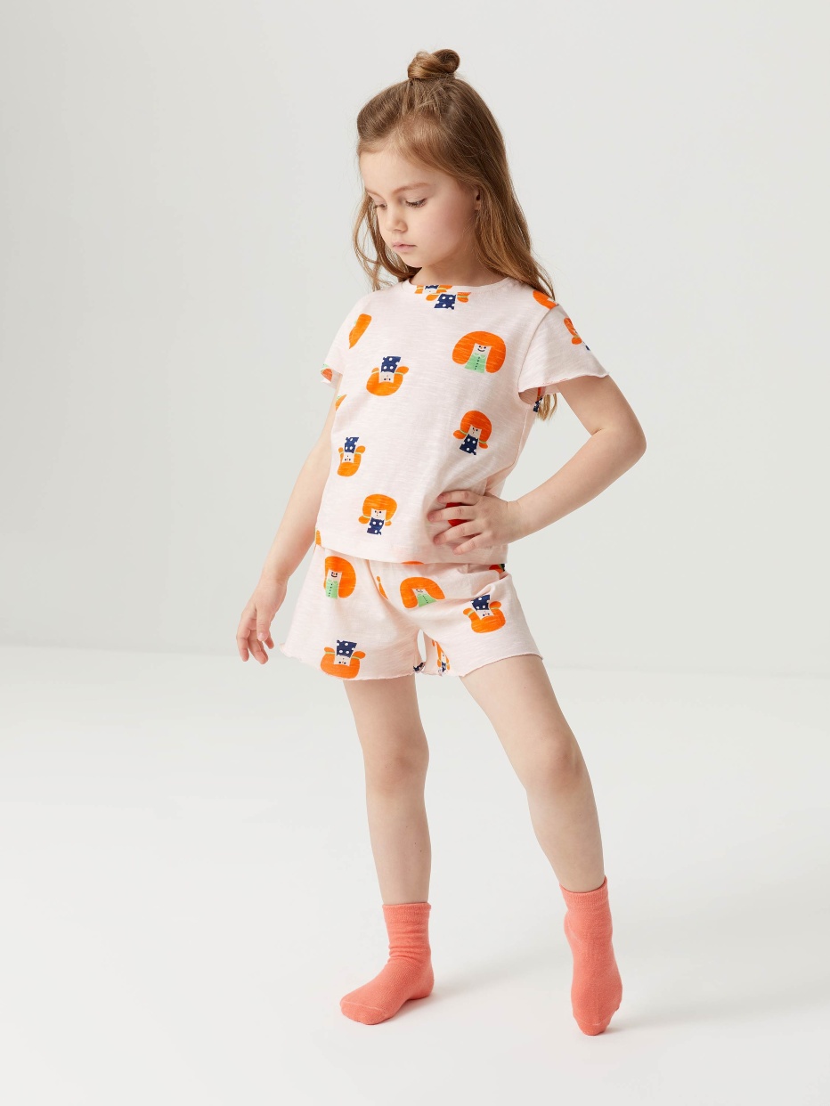 Трикотажная пижама для девочек, фото - 9