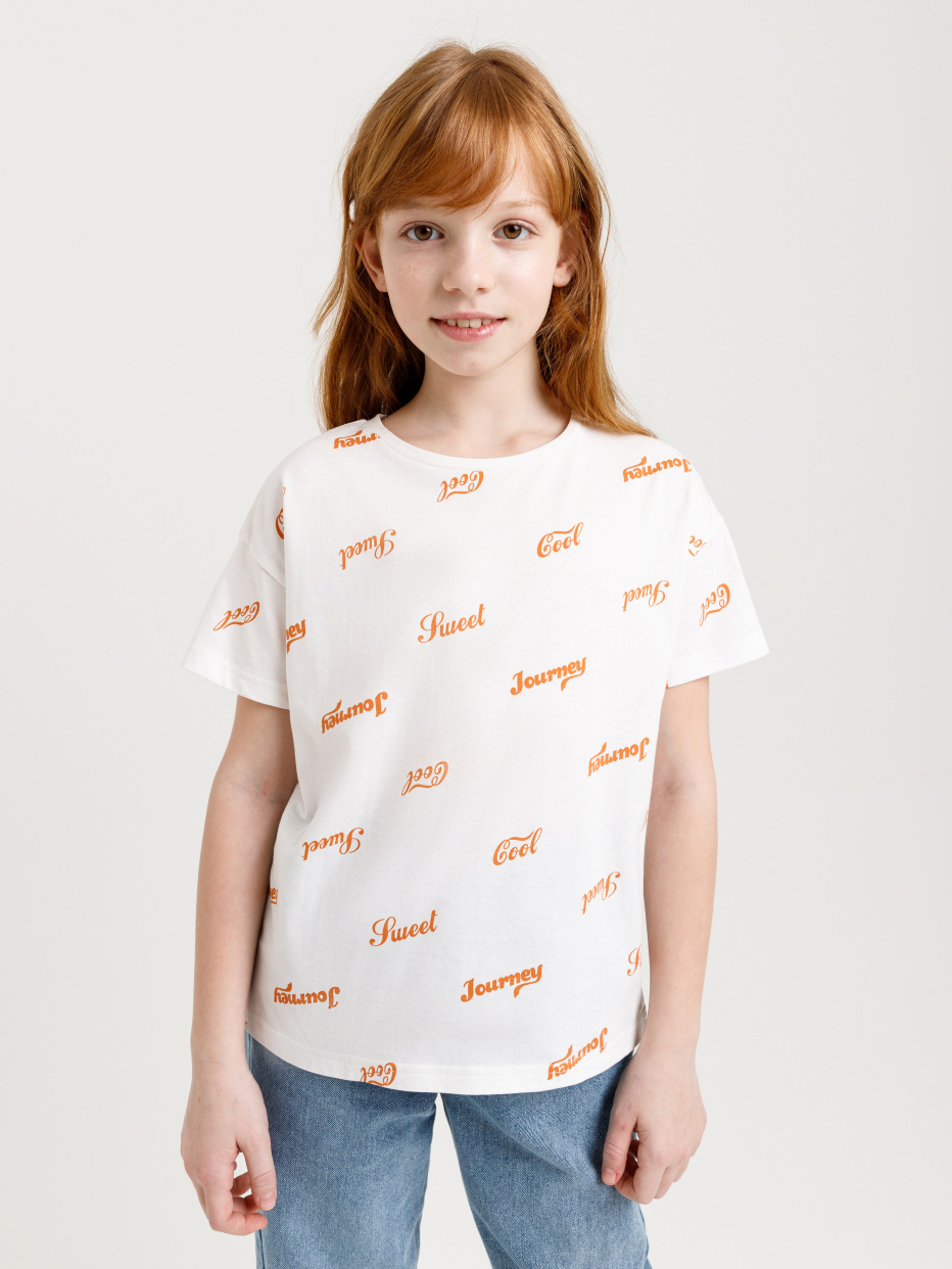 футболка с принтом для девочек, фото - 2