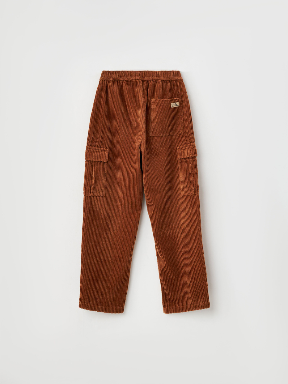 Вельветовые брюки карго для мальчиков, фото - 6