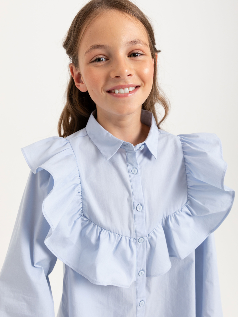 Блузка с воланами для девочек, фото - 5