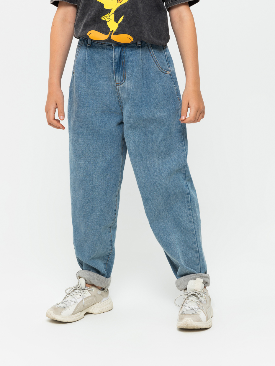 брюки джинсовые для девочек, фото - 2