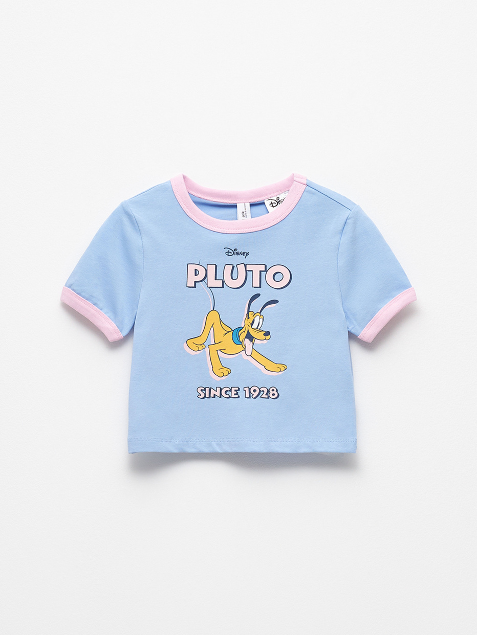 Футболка с принтом Disney Pluto для девочек, фото - 1
