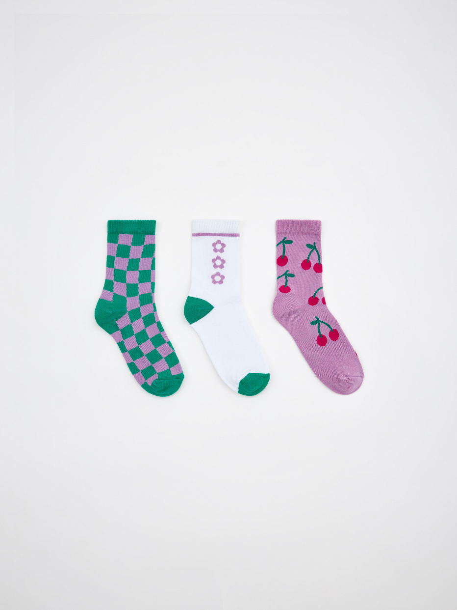 Набор из 3 пар носков для девочек, фото - 1