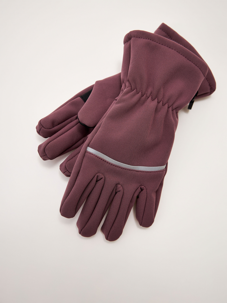Непромокаемые перчатки softshell для девочек, фото - 2