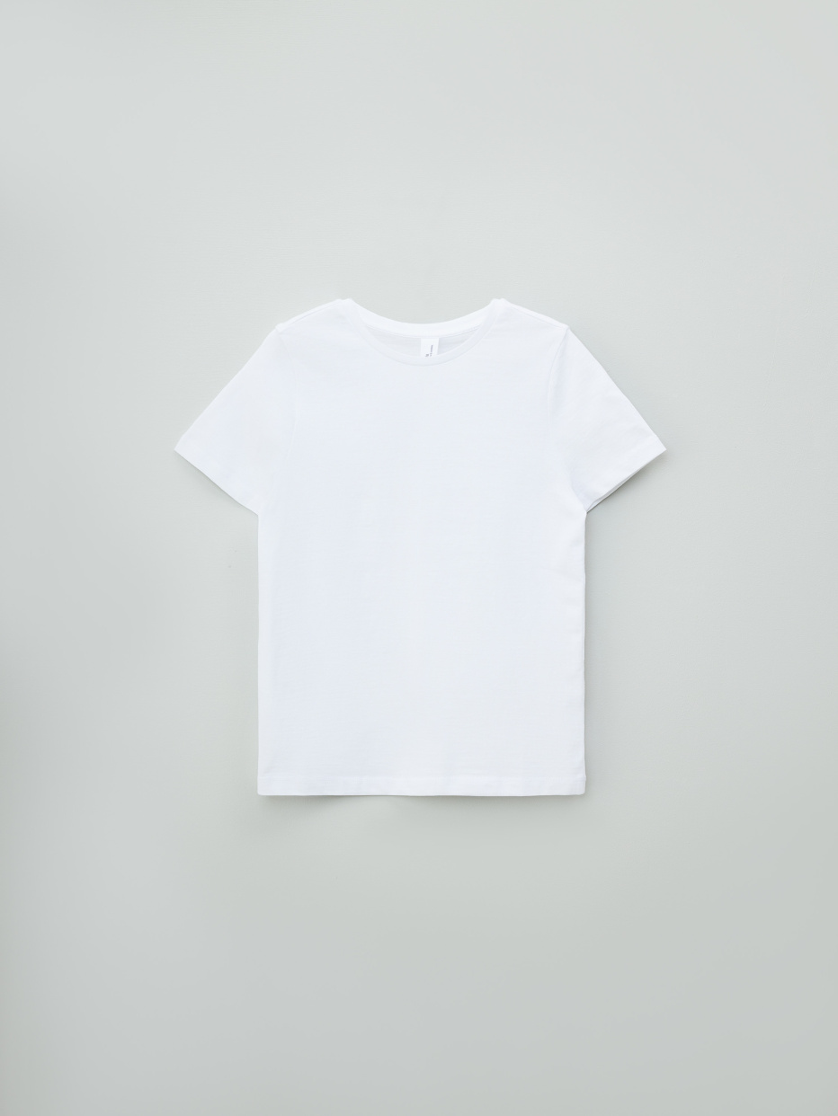 Базовая белая футболка детская, фото - 1