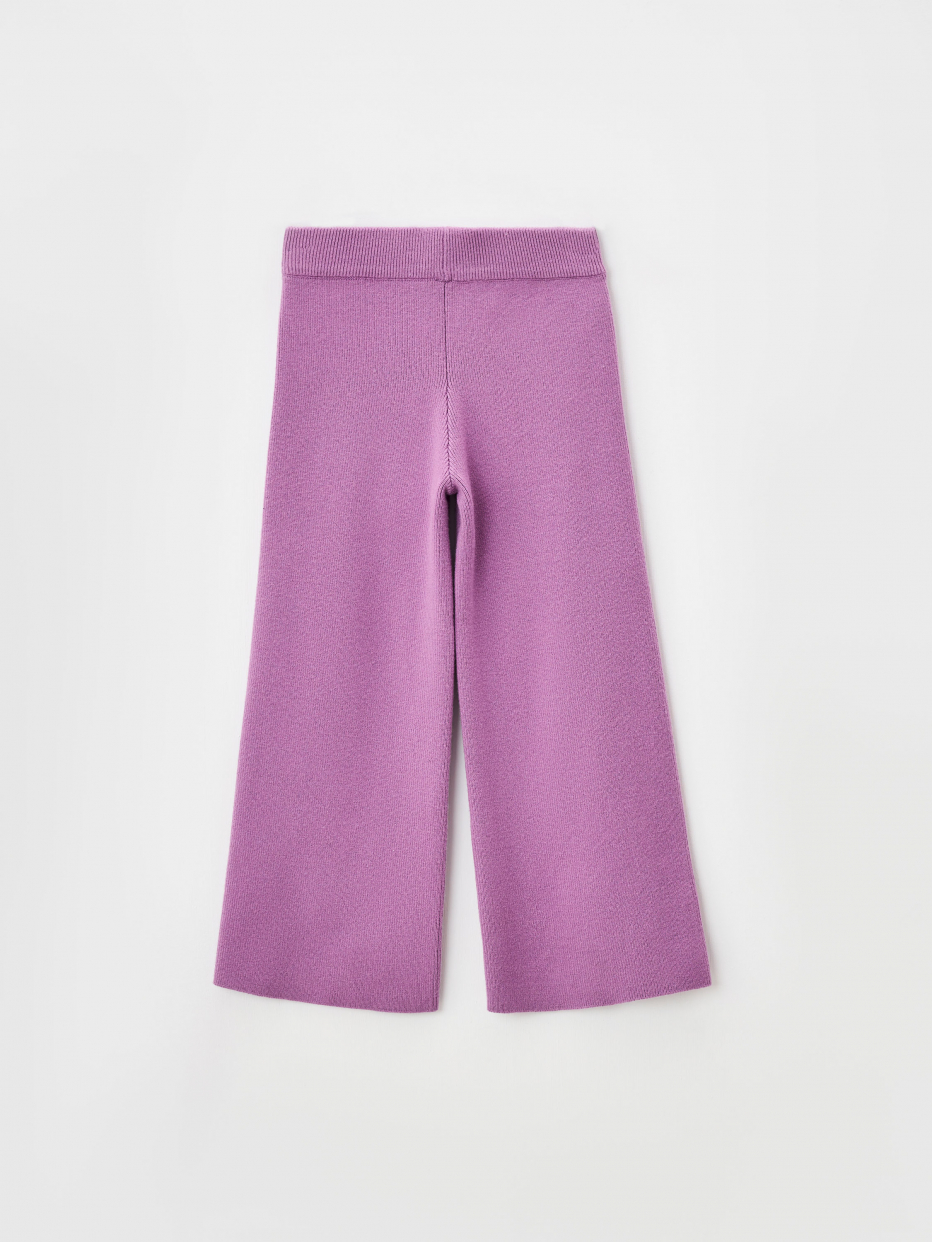 Широкие вязаные брюки для девочек, фото - 5