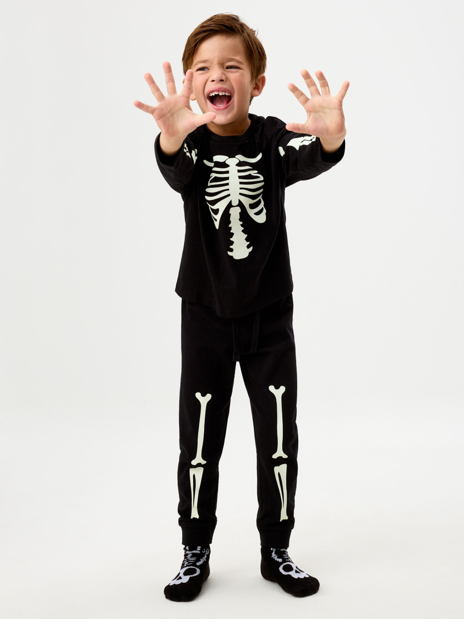 Пижама с принтом Halloween для мальчиков, фото - 1