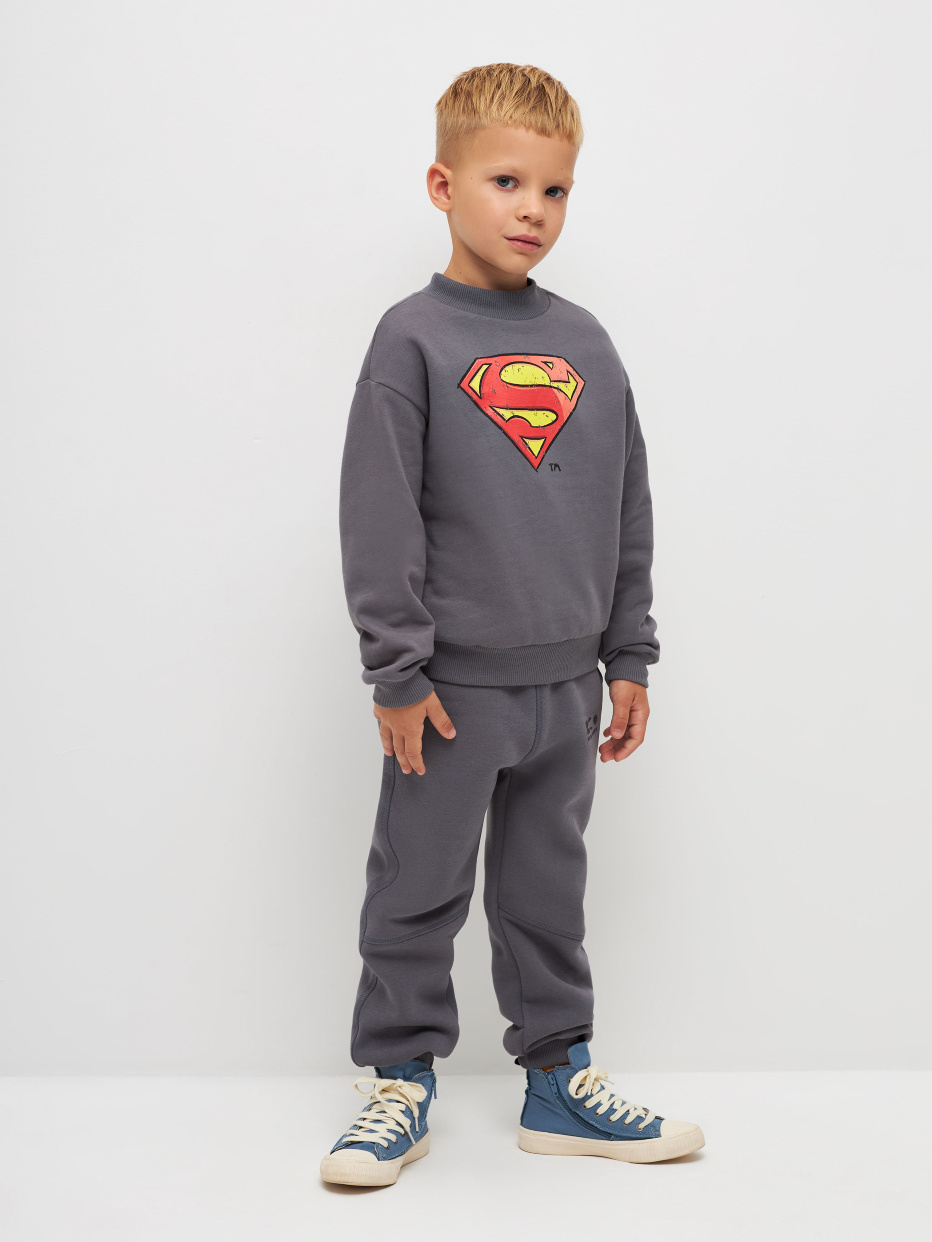 Свитшот с принтом Superman для мальчиков, фото - 5