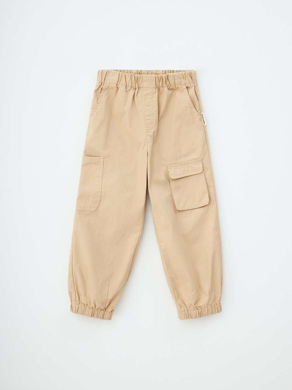 Хлопковые брюки карго для девочек, фото - 3