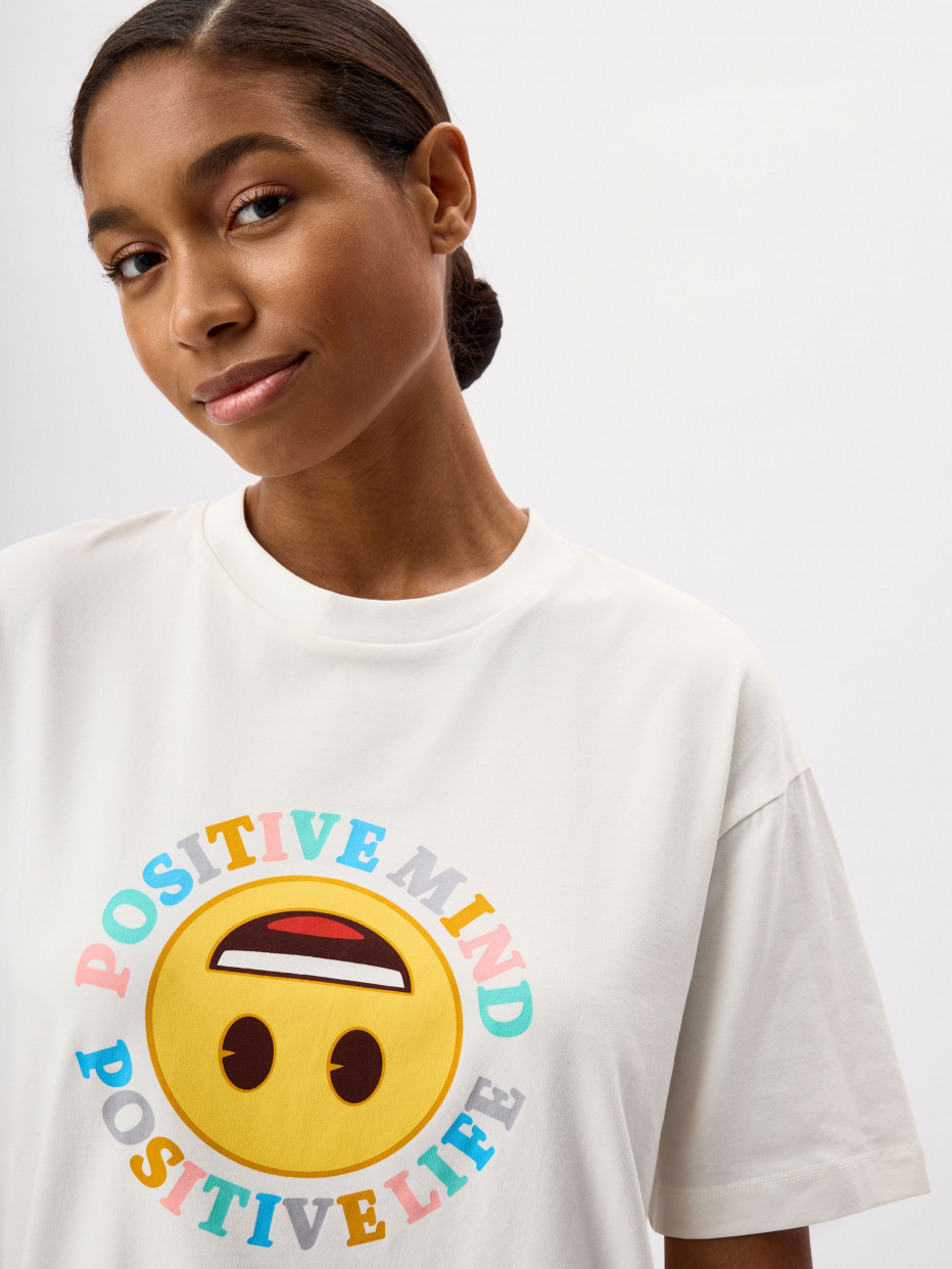 Трикотажная пижама с принтом Emoji, фото - 5