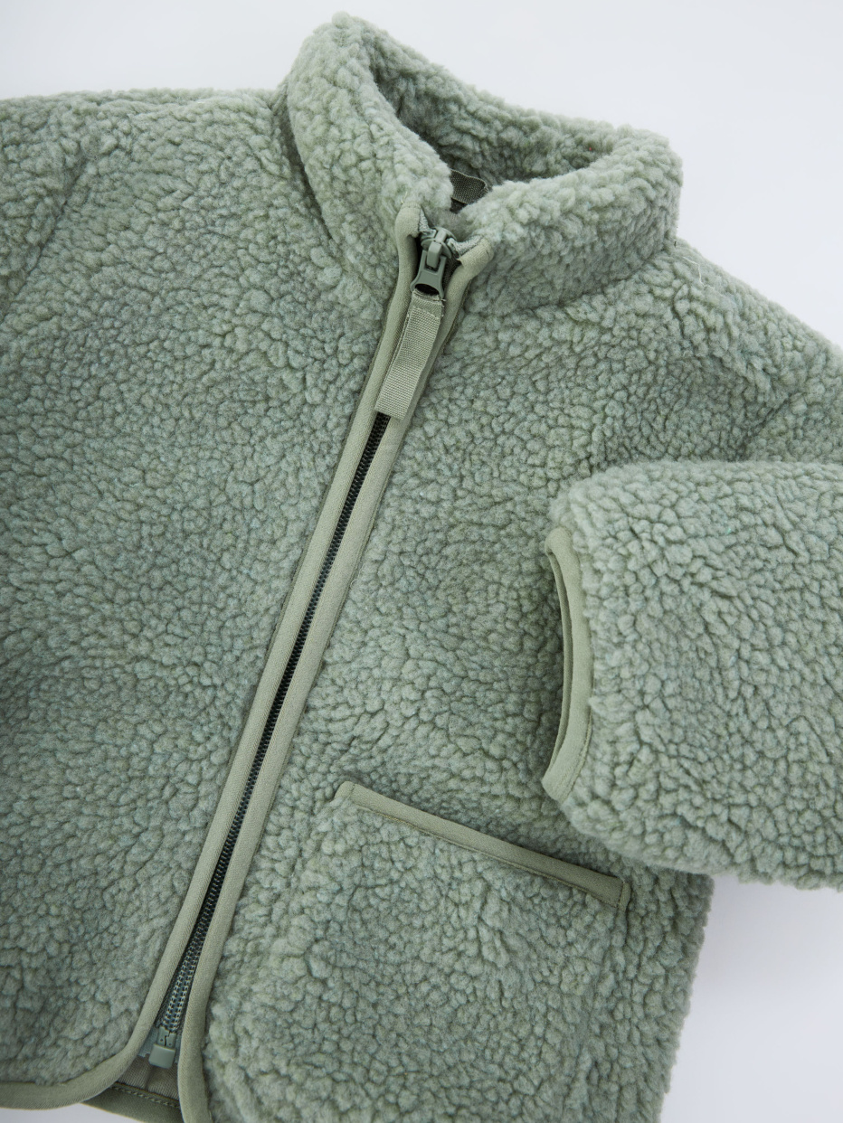 Утепленная куртка и искусственного меха для малышей, фото - 3