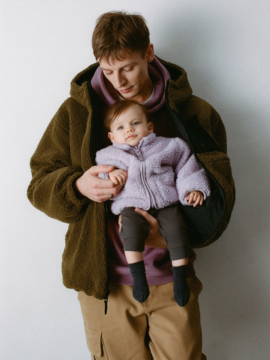 Утепленная куртка и искусственного меха для малышей, фото - 1