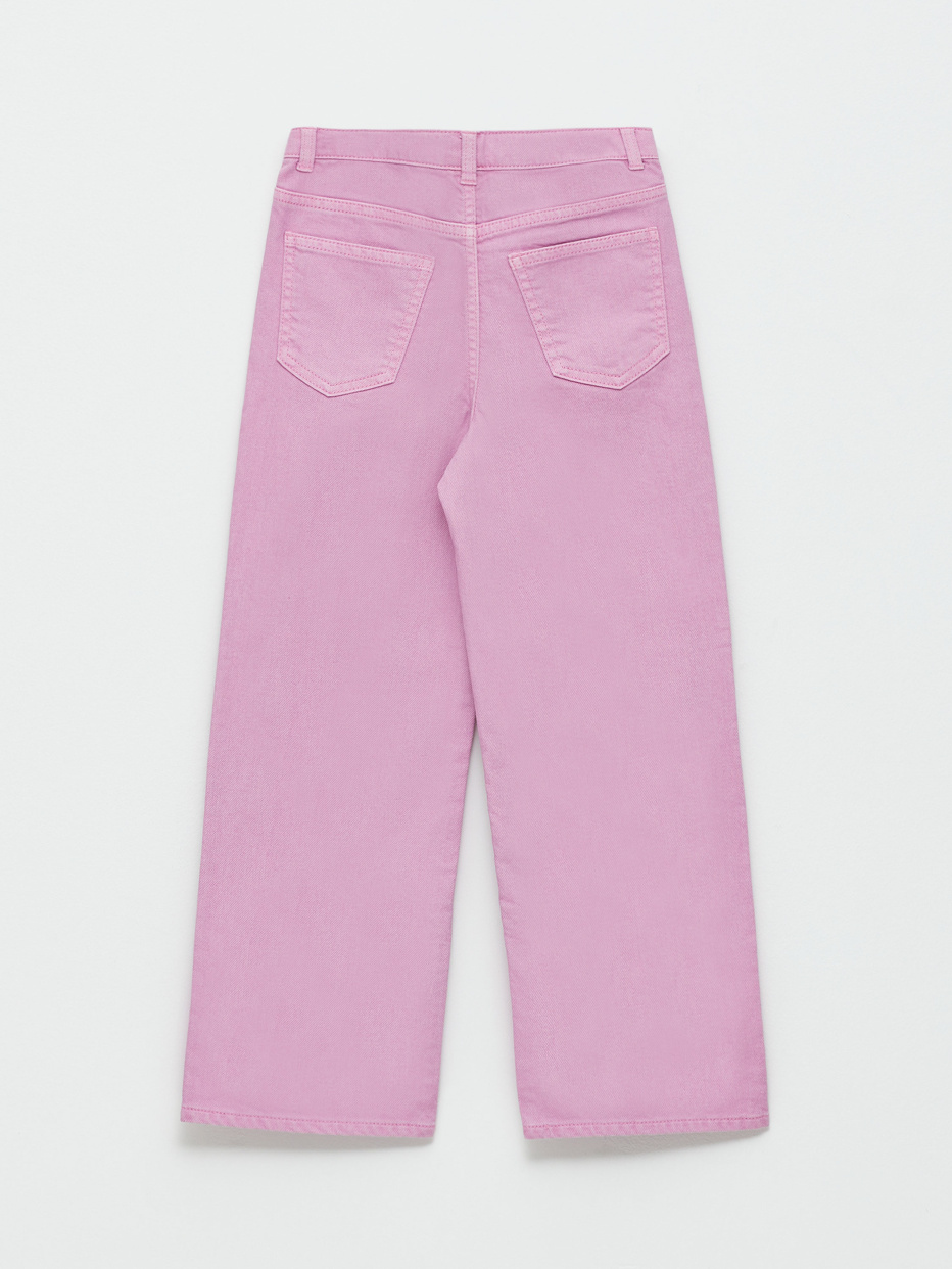 Широкие джинсы с разрезами для девочек, фото - 3