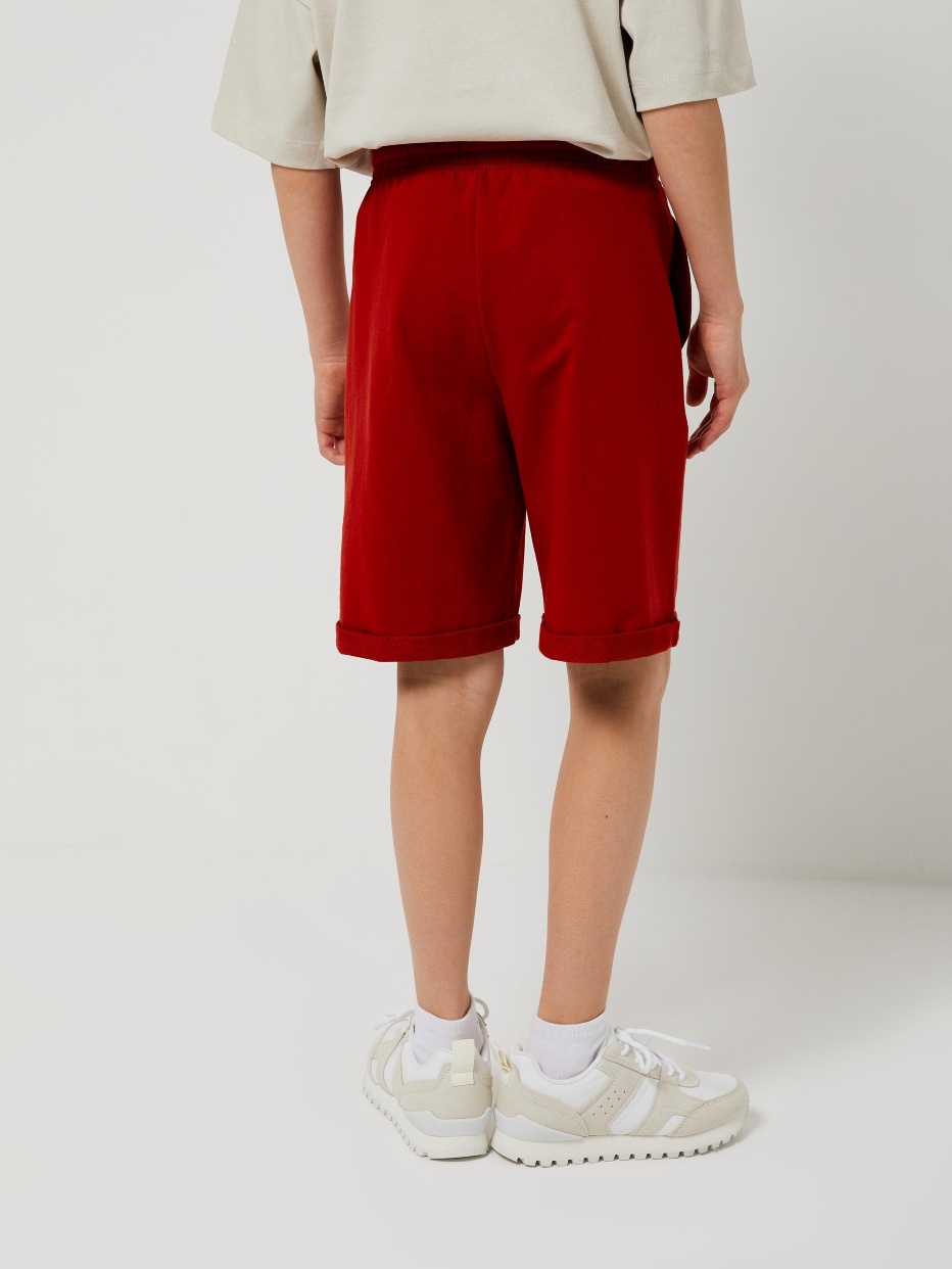 Трикотажные шорты с отворотами для мальчиков, фото - 3