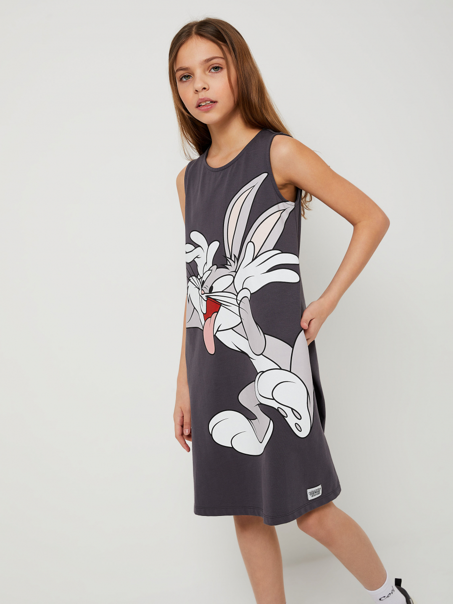 Платье с принтом Looney Tunes для девочек, фото - 1