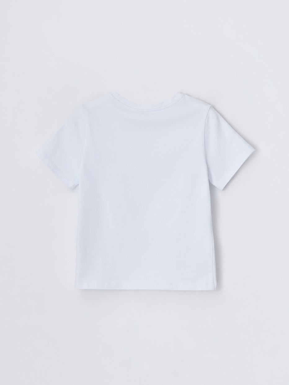 Базовая белая футболка для девочек, фото - 4