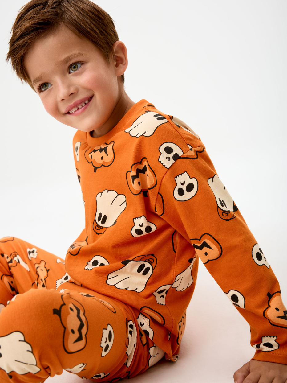 Пижама с принтом Halloween для мальчиков, фото - 2