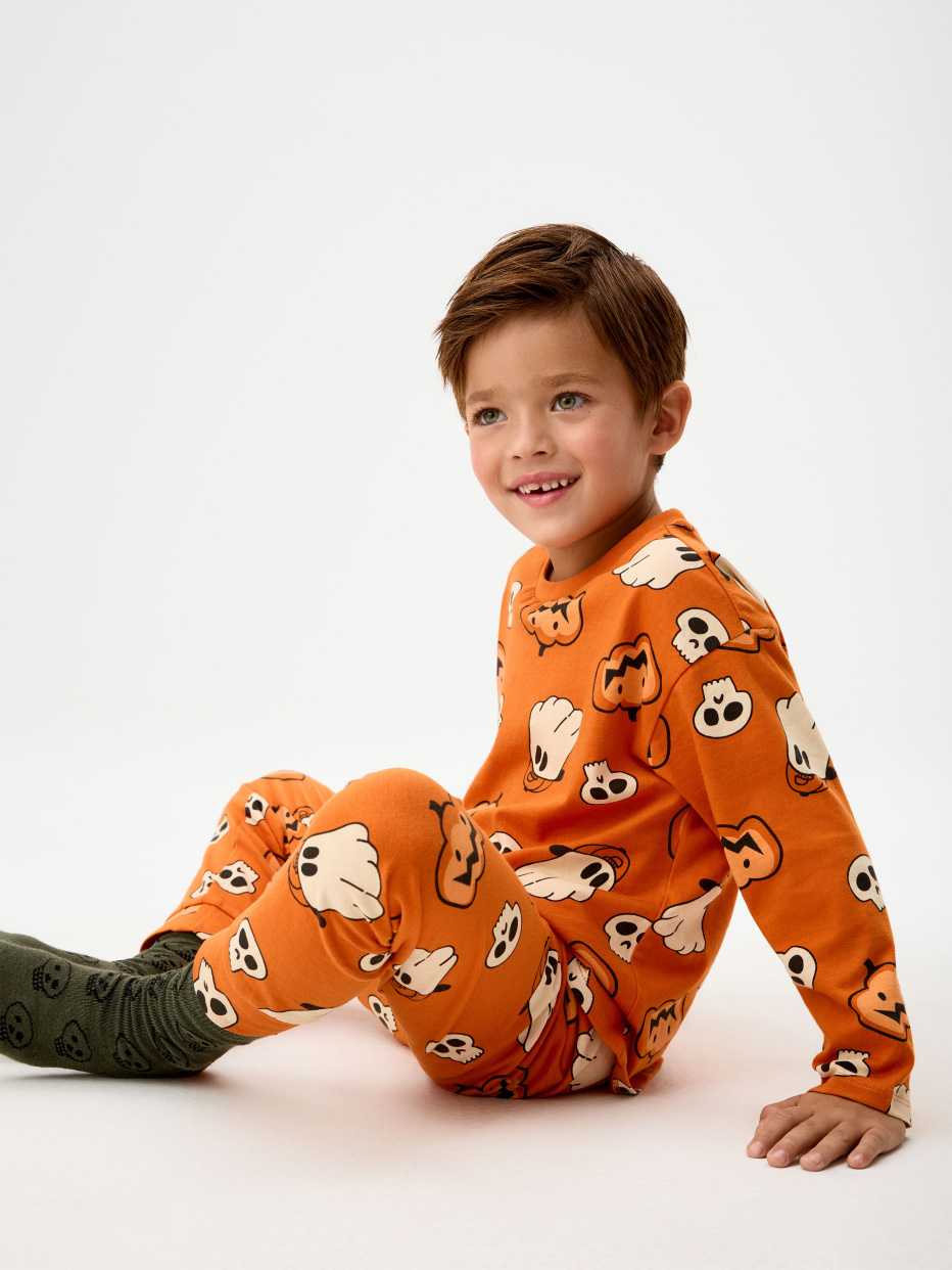 Пижама с принтом Halloween для мальчиков, фото - 4