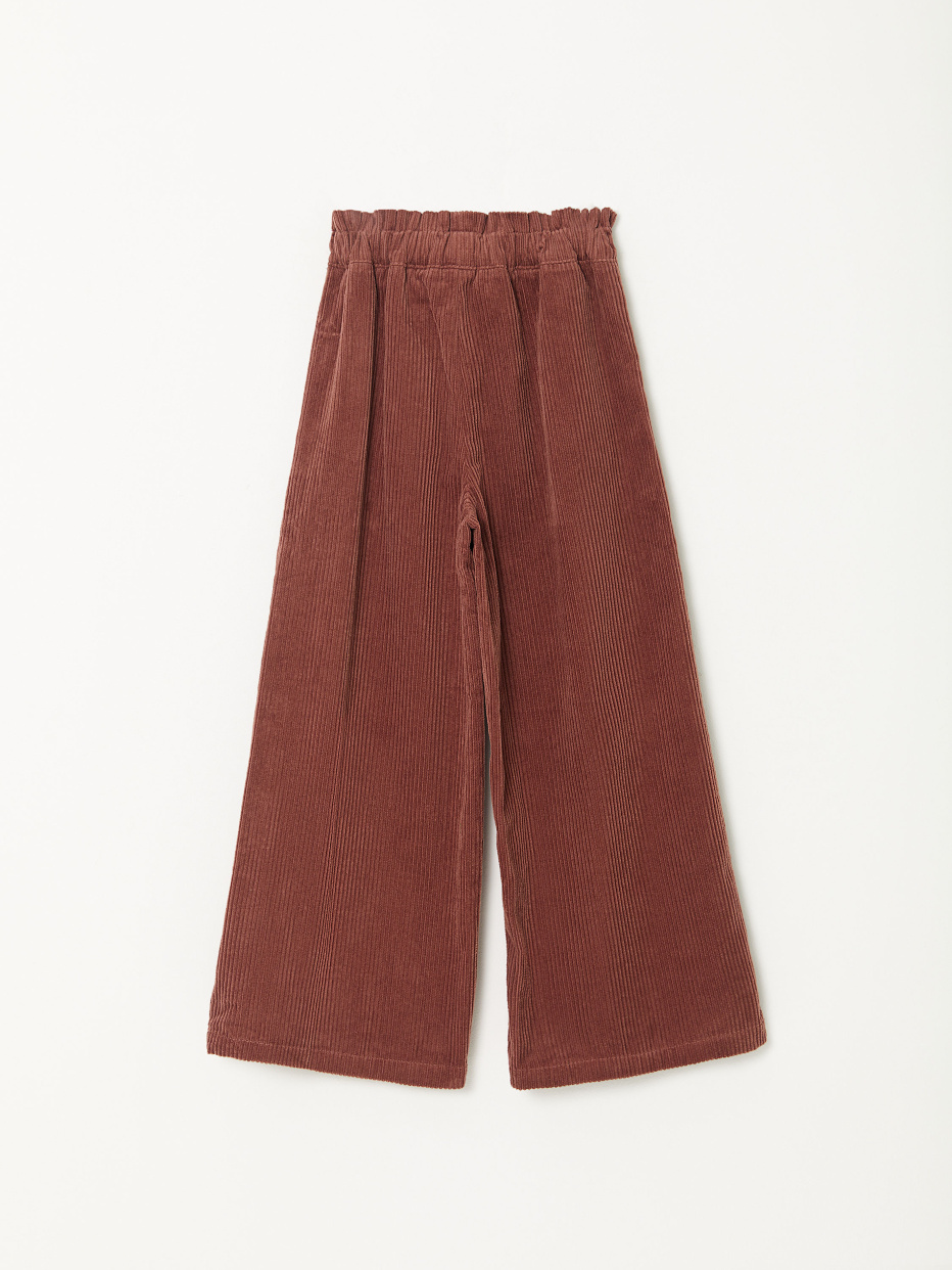 Широкие вельветовые брюки для девочек, фото - 4