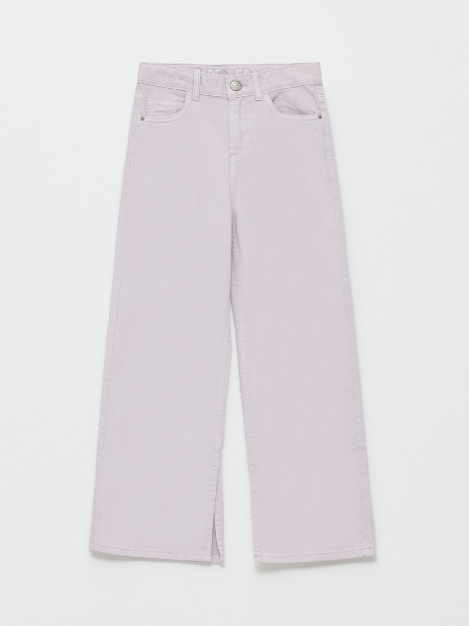 Широкие джинсы с разрезами для девочек, фото - 2