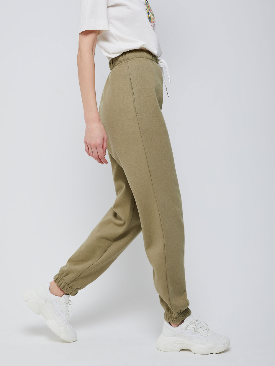 Трикотажные брюки с принтом, фото - 5