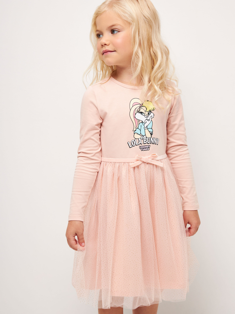 Платье с принтом Looney Tunes для девочек, фото - 5