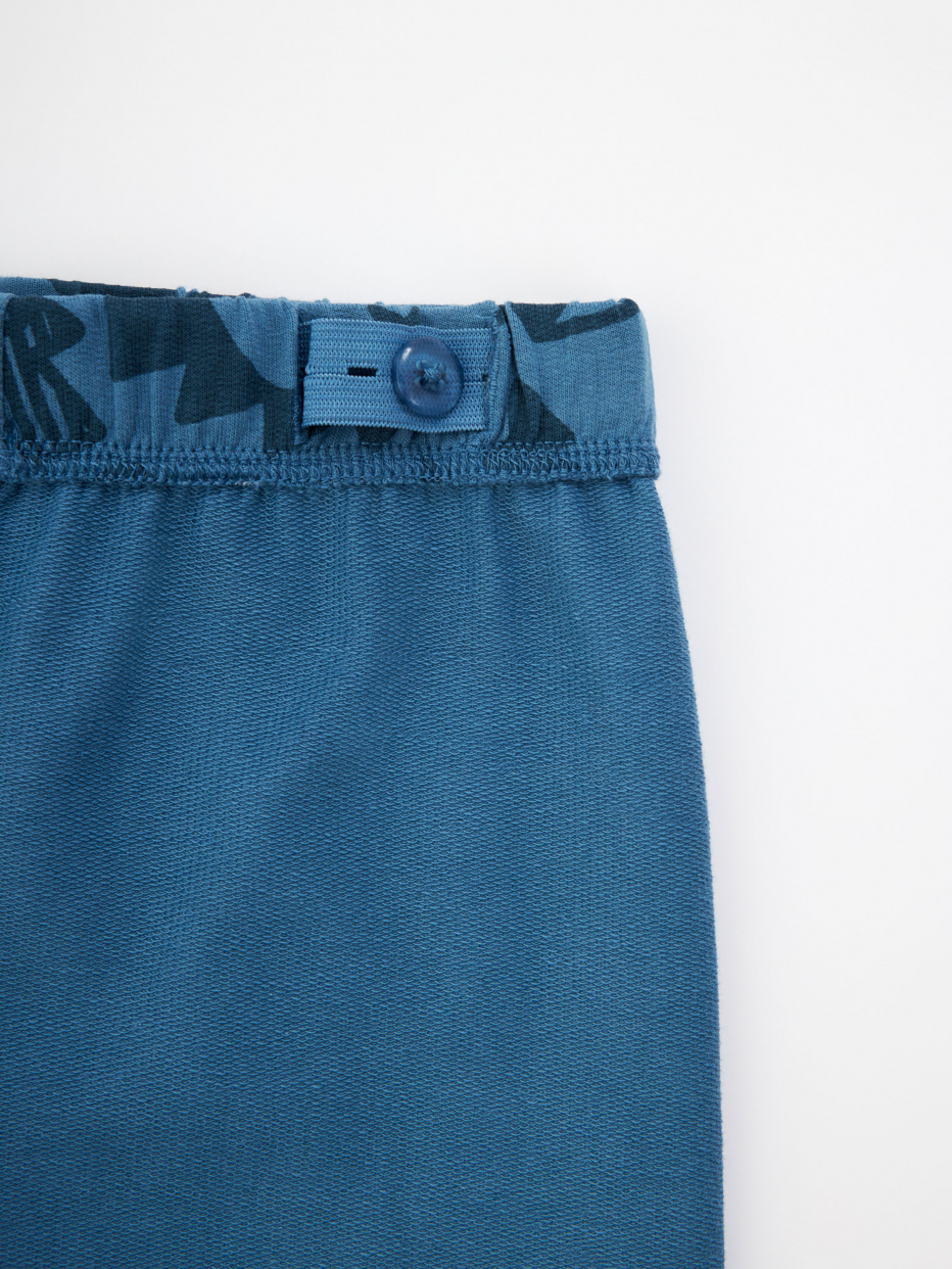 Трикотажные брюки с принтом для мальчиков, фото - 6
