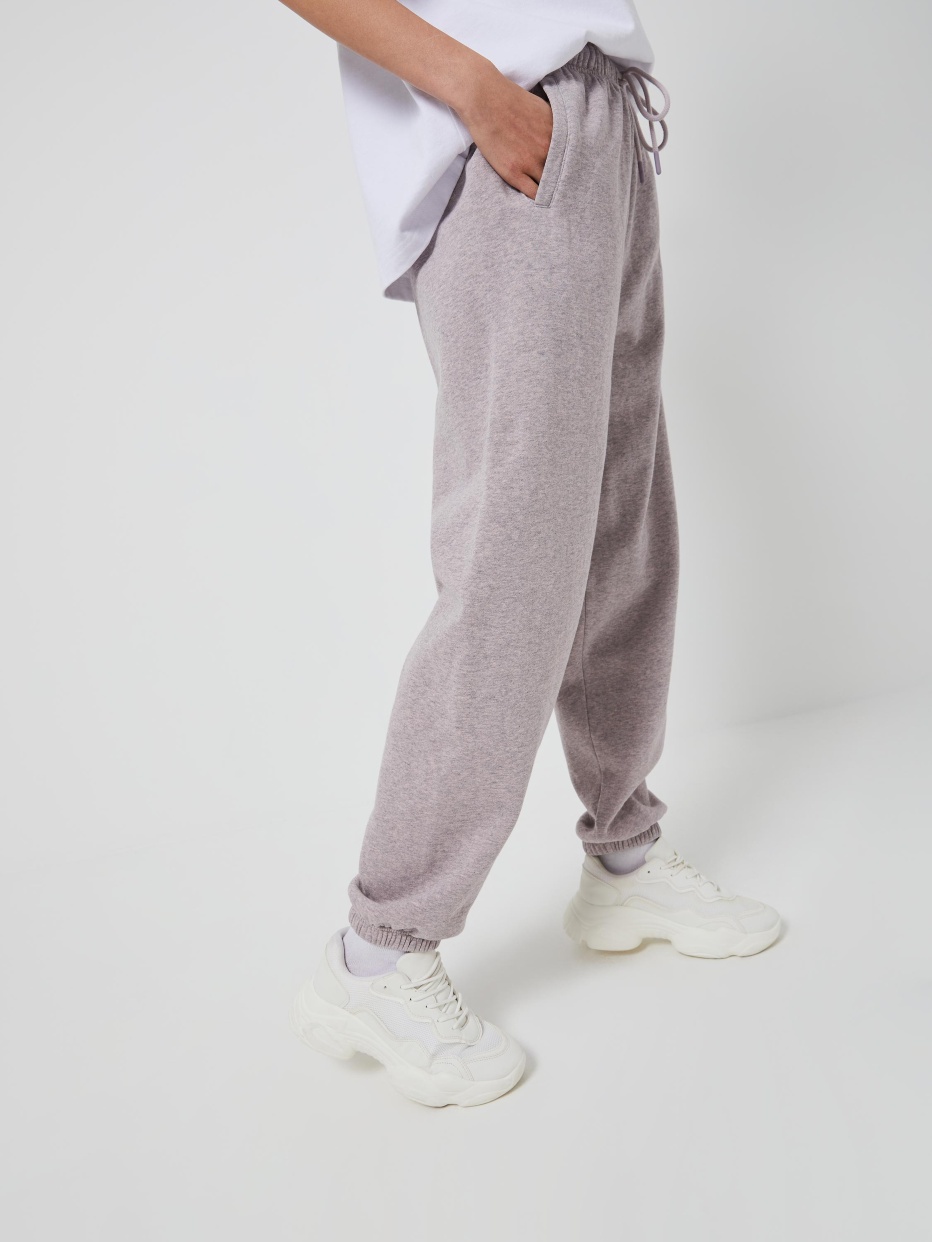 Трикотажные брюки с вышивкой, фото - 4