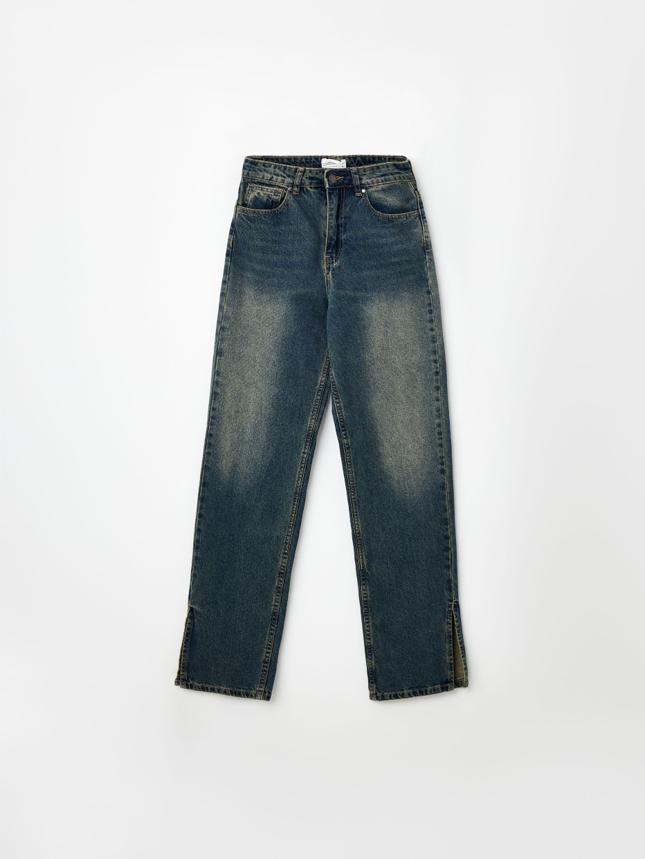 Прямые джинсы с разрезами из коллекции Kamchatka, фото - 8