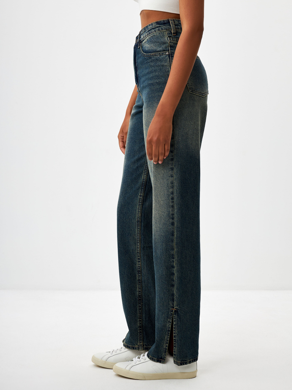 Прямые джинсы с разрезами из коллекции Kamchatka, фото - 4