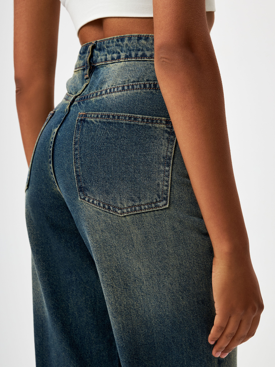 Прямые джинсы с разрезами из коллекции Kamchatka, фото - 6